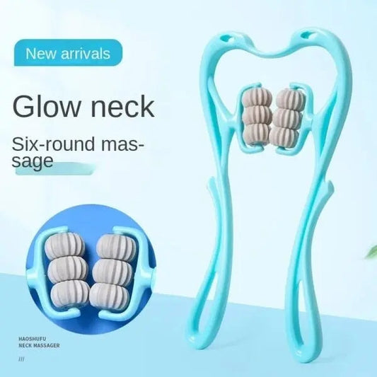 6 Wheel Pressure Point Neck Massager Relieve Neck, Back And Shoulder Pain Massage & Relaxation Digital Delights Store 