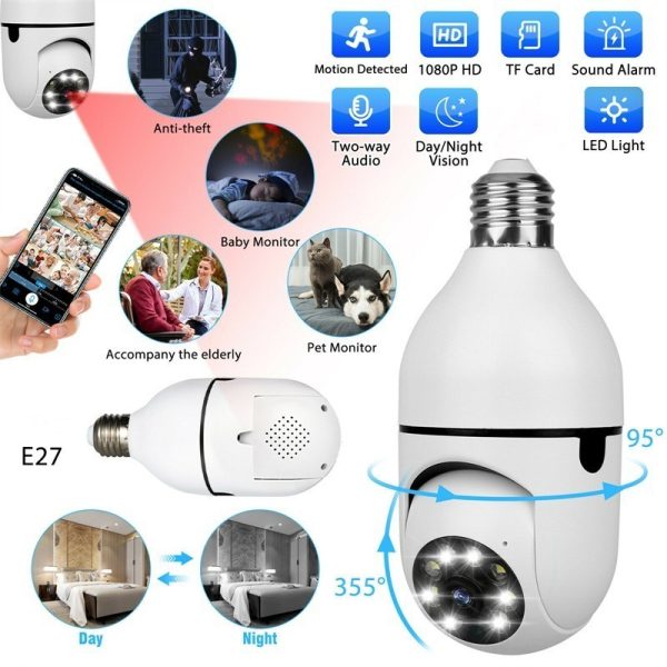 "1080p WiFi CCTV Camera" Home Security Camera, Smart Camera WiFi Digital Delights Store