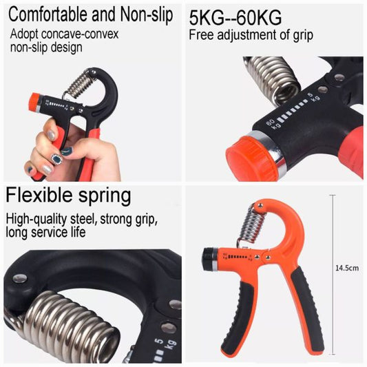 Hand Gripper Adjustable Heavy Duty Grip Hand Trainer Training Equipment Equipment Fitness Hand Exercise Exercise Grip Portable Digital Delights Store