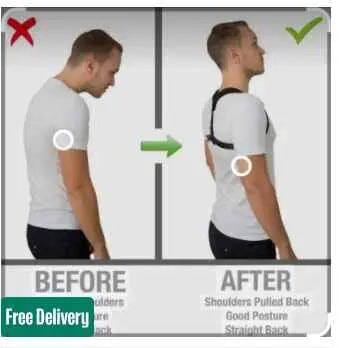 SN-660 Posture Corrector - Relieves back & shoulder pain - Adjustable & comfortable Health & WellnessBack & Shoulder Care Digital Delights Store 