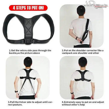 SN-660 Posture Corrector - Relieves back & shoulder pain - Adjustable & comfortable Health & WellnessBack & Shoulder Care Digital Delights Store 